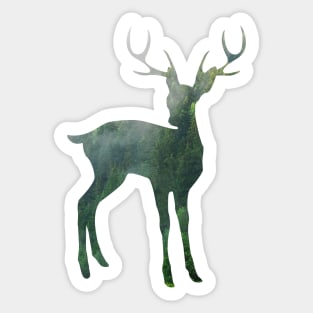 A Wild Deer Sticker